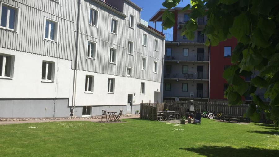 BRF Framnäsgatan med sin fina innegård 